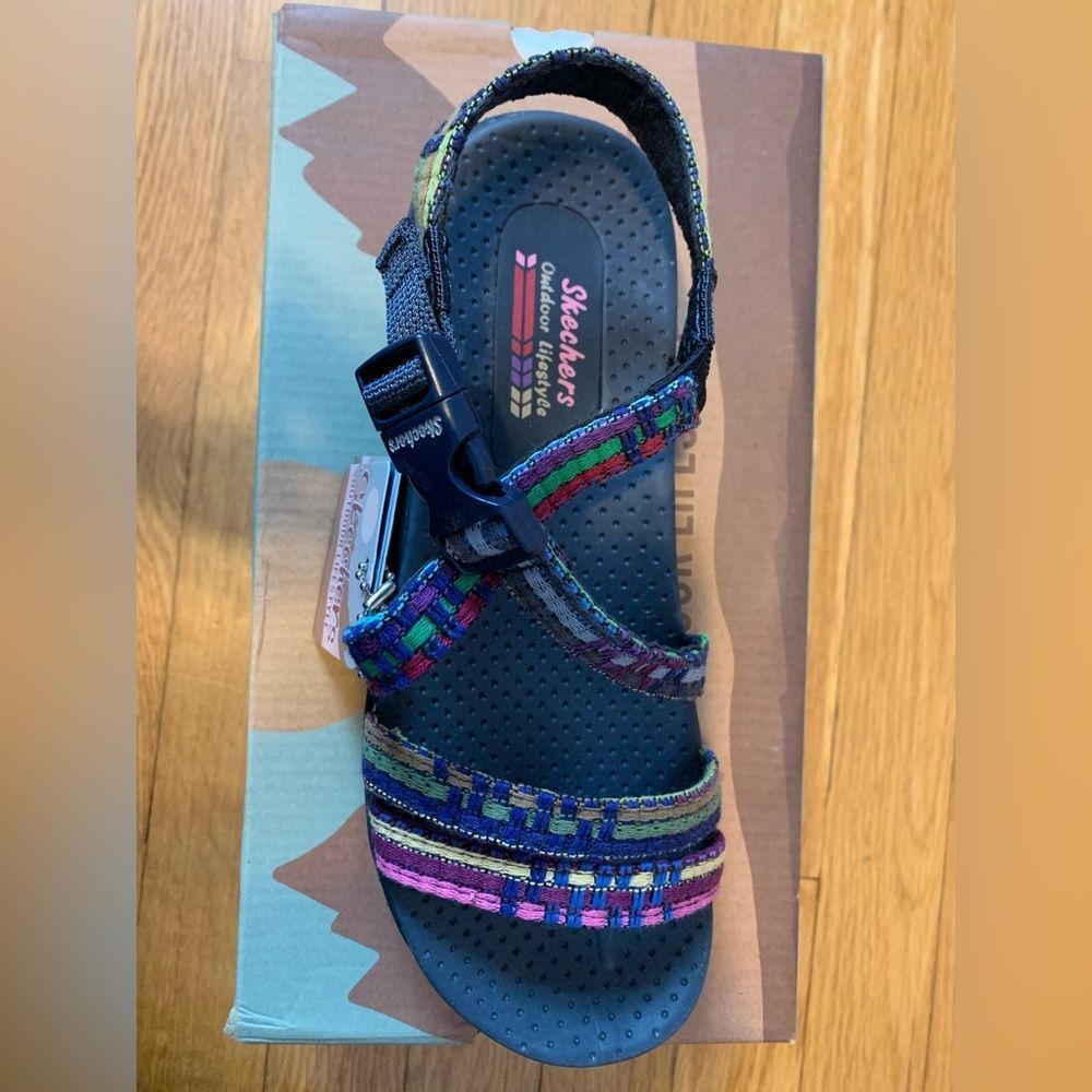 Skechers size 6 sandals machine washable vegan shoes - Picture 12 of 13